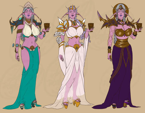 Digital Character Fashion Sheet Digital Character Fashion Sheet